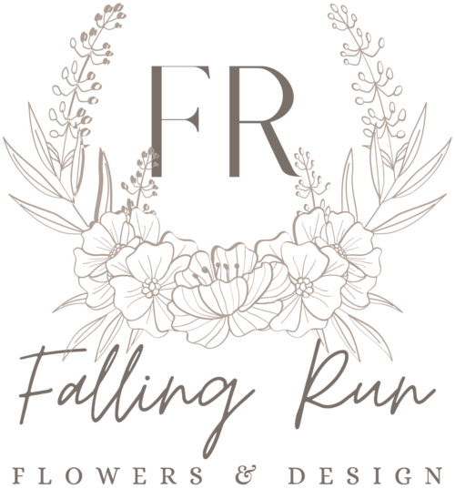 Falling Run Flowers And Design